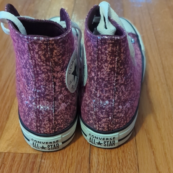 Converse Burgundy Sneakers with White Accents - Picture 5 of 7